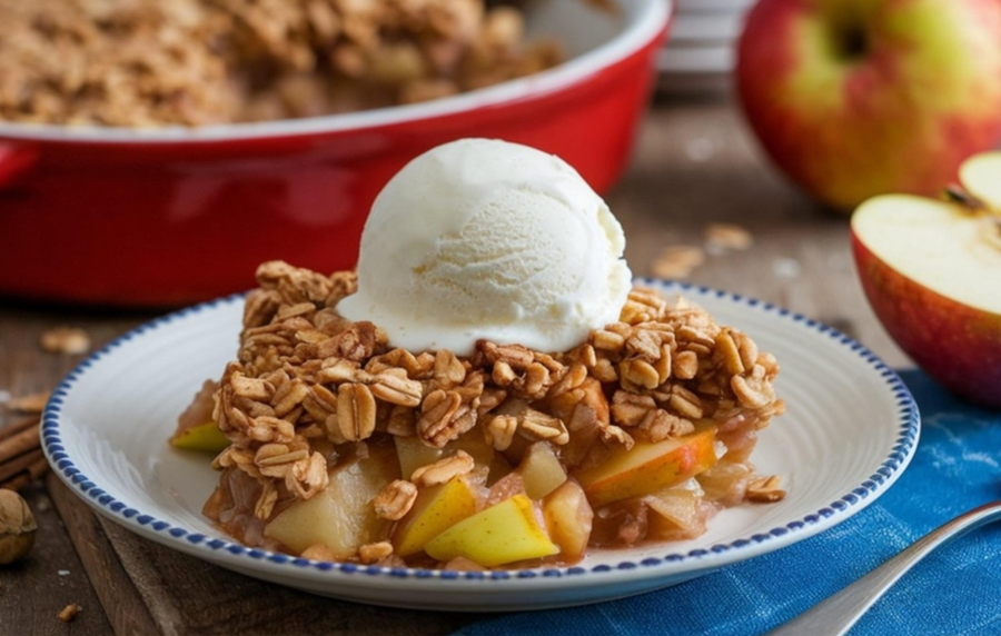 Vegan apple crisp recipe