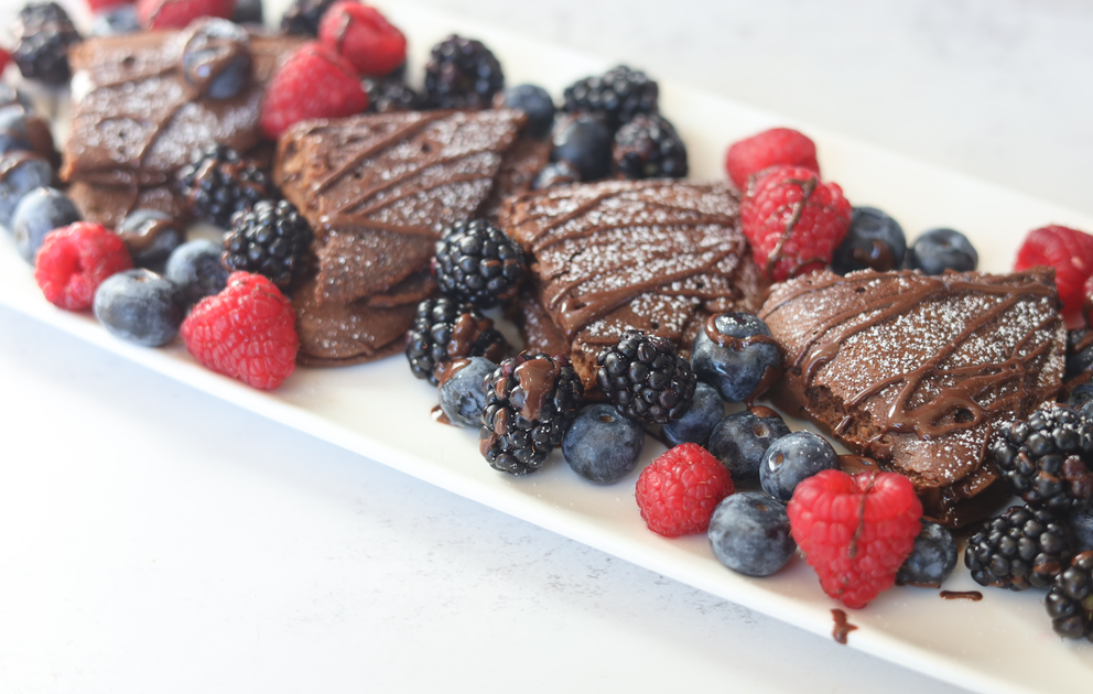 GlutenFree Chocolate Crepes Recipe with LSpread Prolon