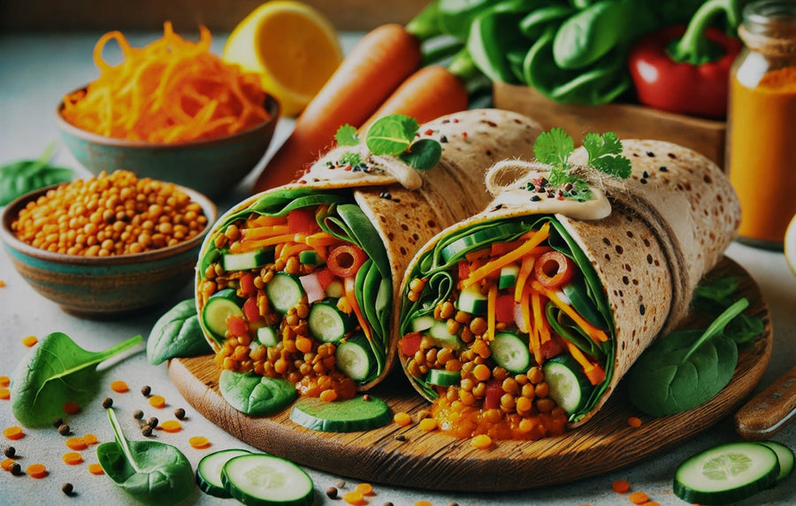 Spicy Lentil Wraps - Prolon Life